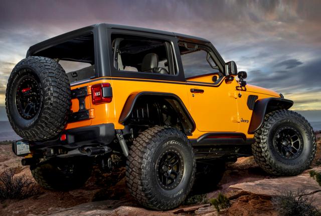 牧马人特别版官图发布个性化橙色涂装